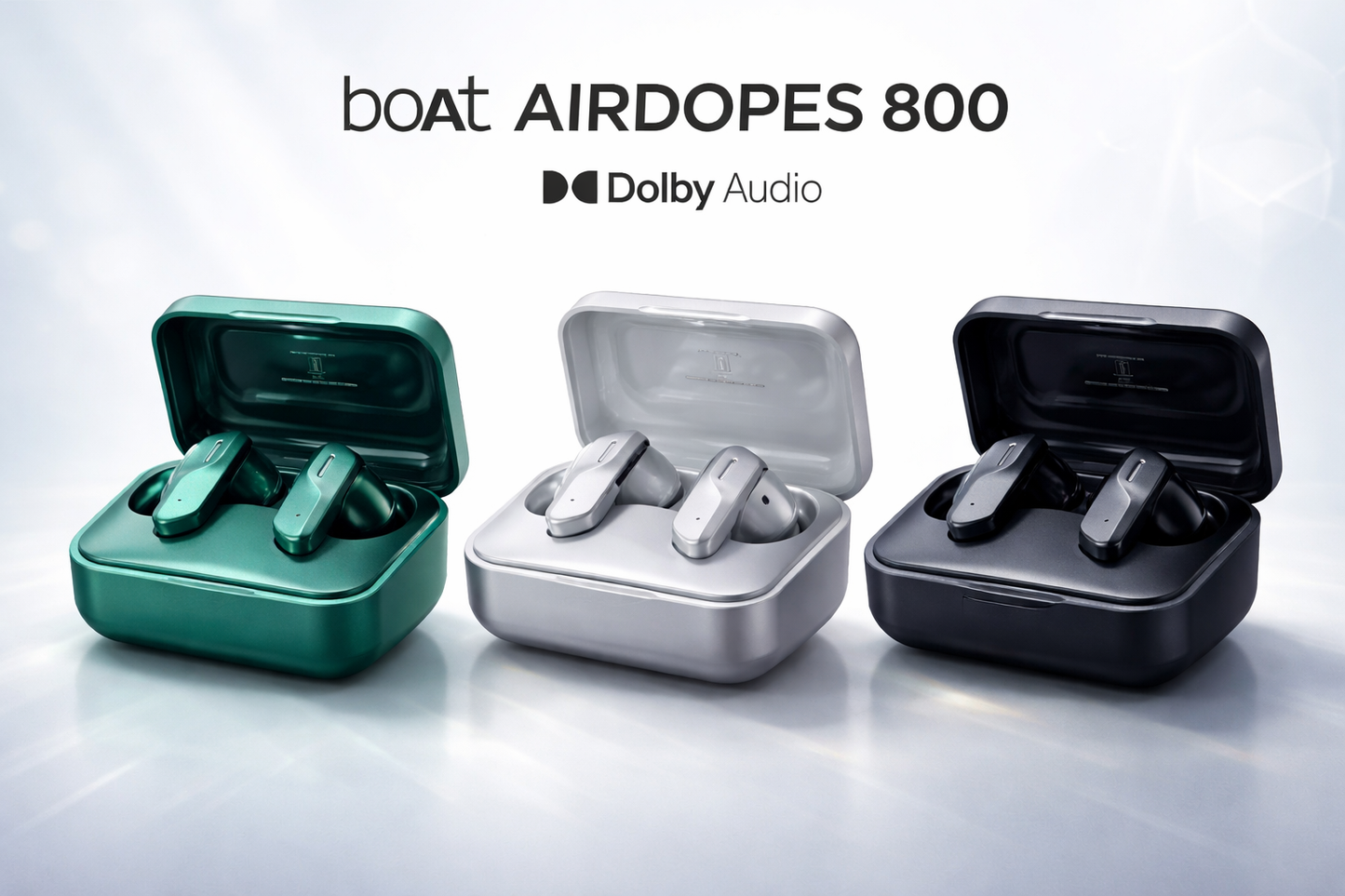 boAt Airdopes 800 Bluetooth Earbuds – Dolby Spatial Audio, Premium Design