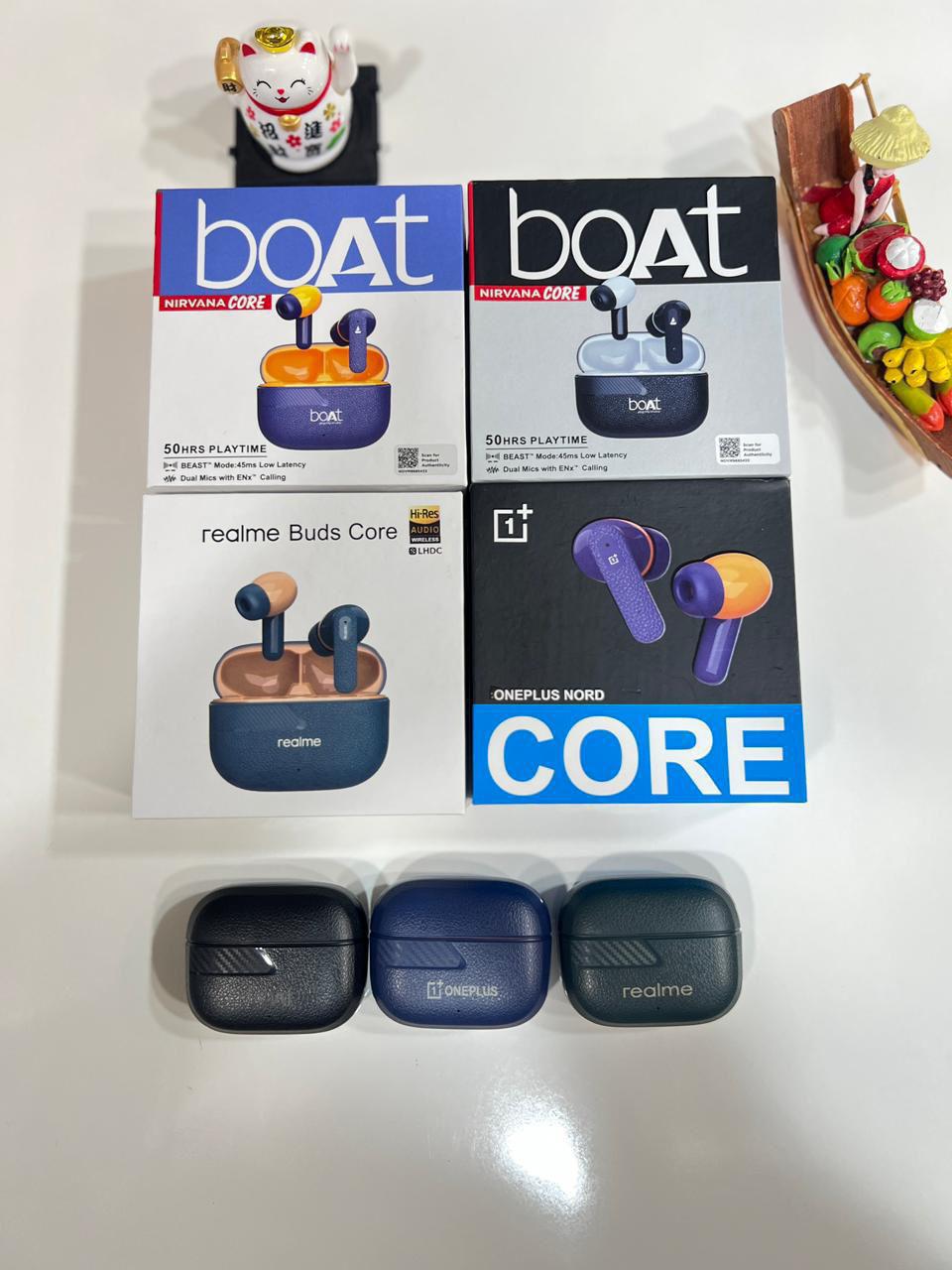Core Series True Wireless Earbuds Collection | boAt, Realme & OnePlus Premium TWS