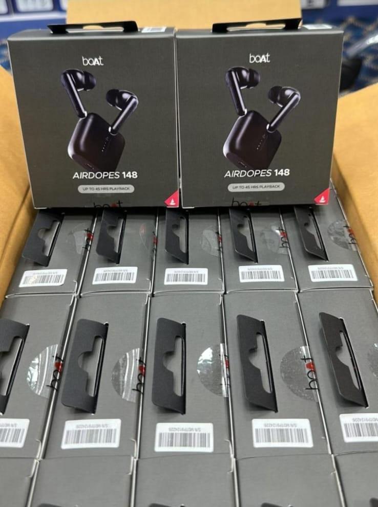 boAt Airdopes 148 True Wireless Earbuds with Up to 45 Hours Playback, Clear Sound & Fast Charging