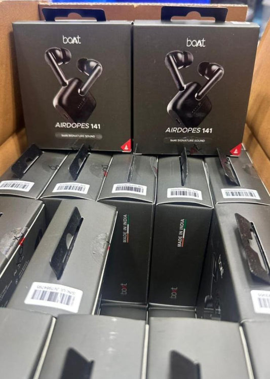 boAt Airdopes 141 True Wireless Earbuds with boAt Signature Sound, Long Playback & Fast Charging