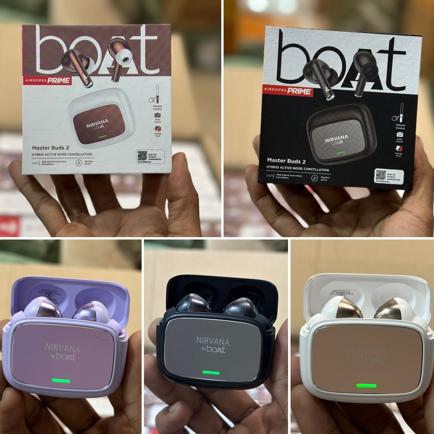 boAt Airdopes Prime Master Buds 2 True Wireless Earbuds with Hybrid Active Noise Cancellation & Premium Sound