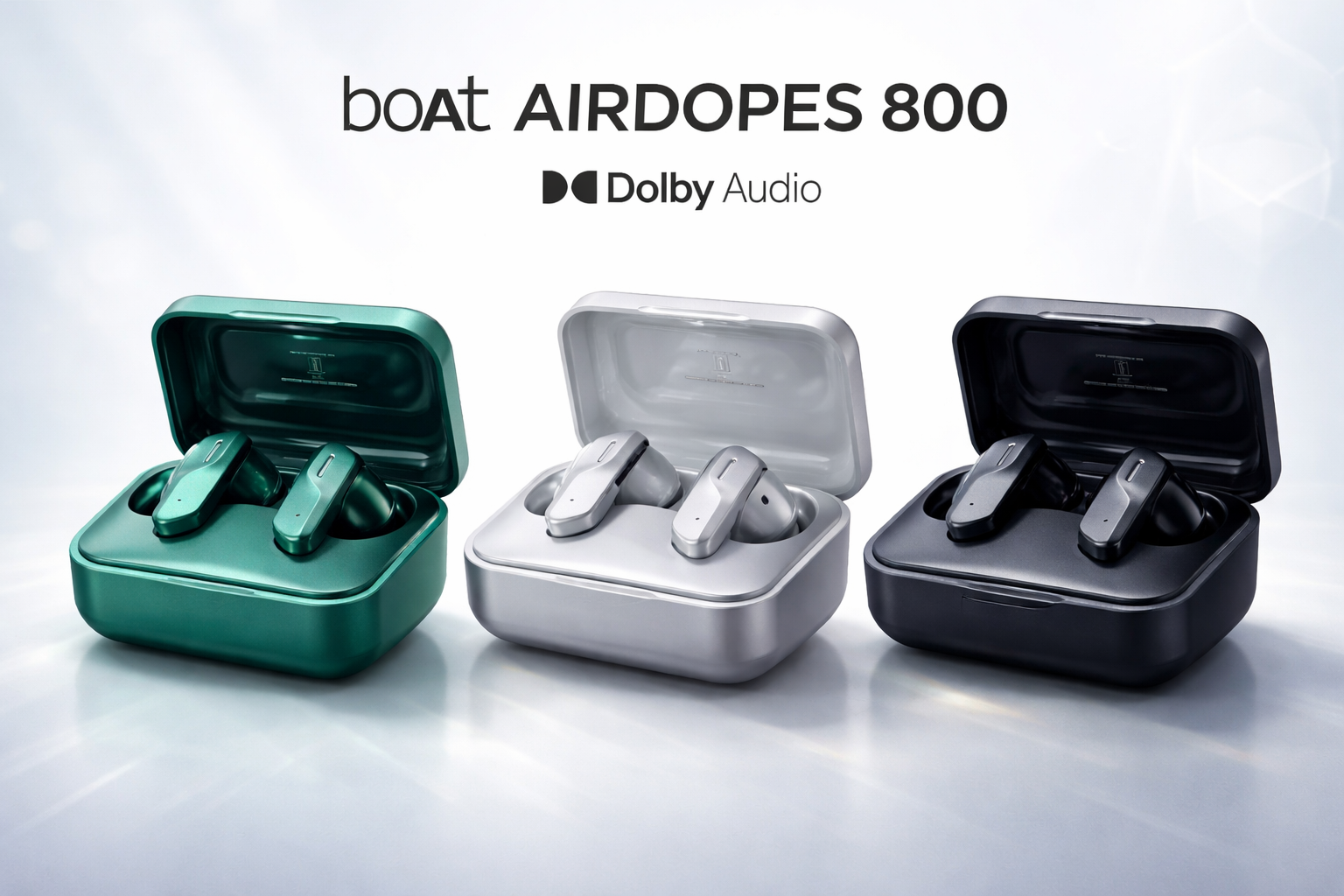 boAt Airdopes 800 Bluetooth Earbuds – Dolby Spatial Audio, Premium Design